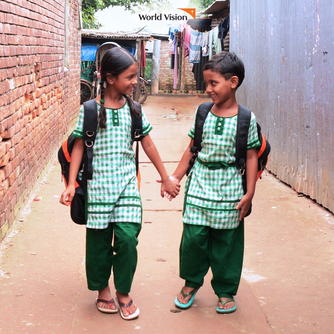 World Vision Help put a smile on a child's face