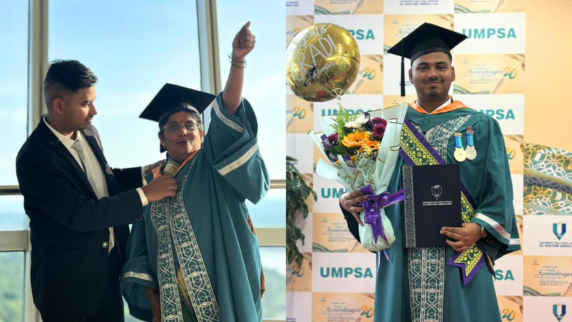 EXCLUSIVE : Logathepan, UMPSA Graduate Overcomes Hardship to Earn Double Awards at Convocation | Astro Ulagam