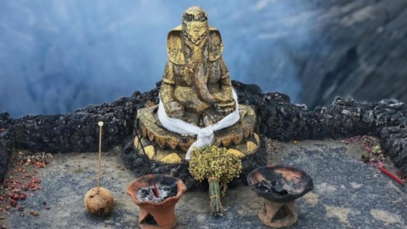 Lord Ganesha's Presence Atop the Fiery Volcano of Mount Bromo, Indonesia | Astro Ulagam
