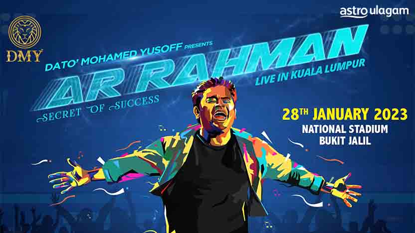 A.R RAHMAN 'LIVE IN CONCERT' TO WOW MALAYSIAN FANS IN JANUARY 2023!!