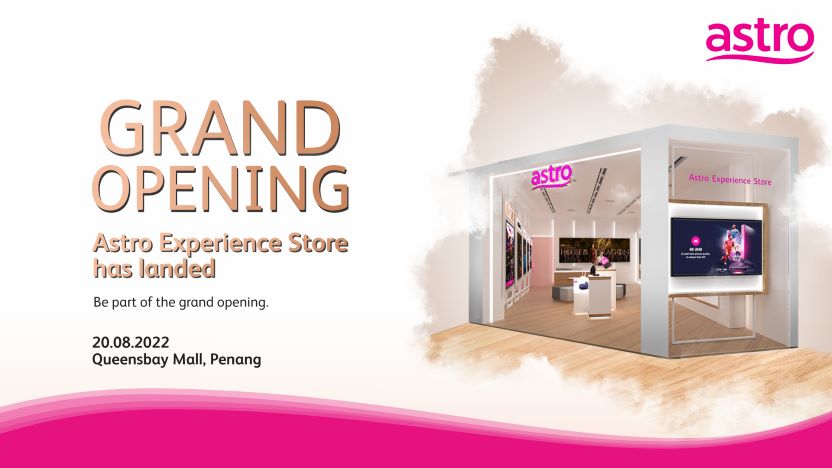 Get a 50-inch 4K UHD TV for only RM1* at Astro’s new store in Queensbay Mall