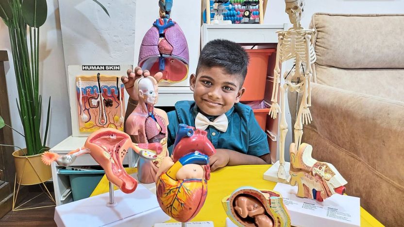 Little Genius: Boy, 5, Places in India's Record Books By Explaining Human Anatomy | Astro Ulagam