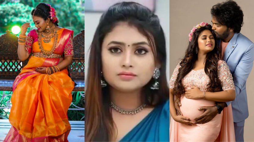 Bharathi Kannamma Farina Azad S Baby Shower Photo Is Out Astro Ulagam