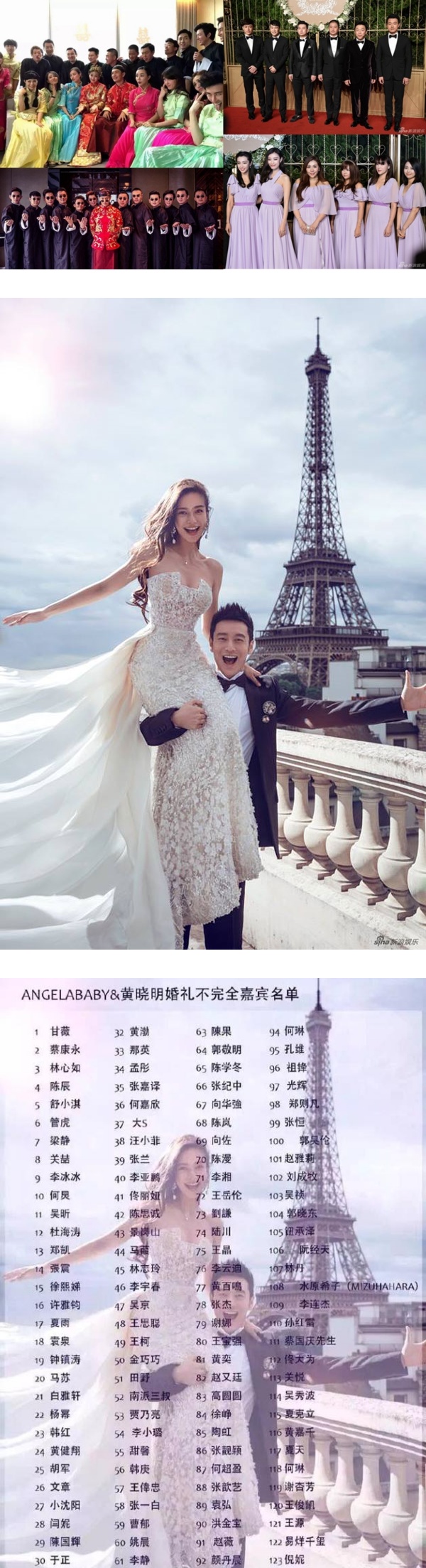 黄晓明 Angelababy离婚 10张图重温世纪婚礼 整个娱乐圈的艺人道贺 Xuan