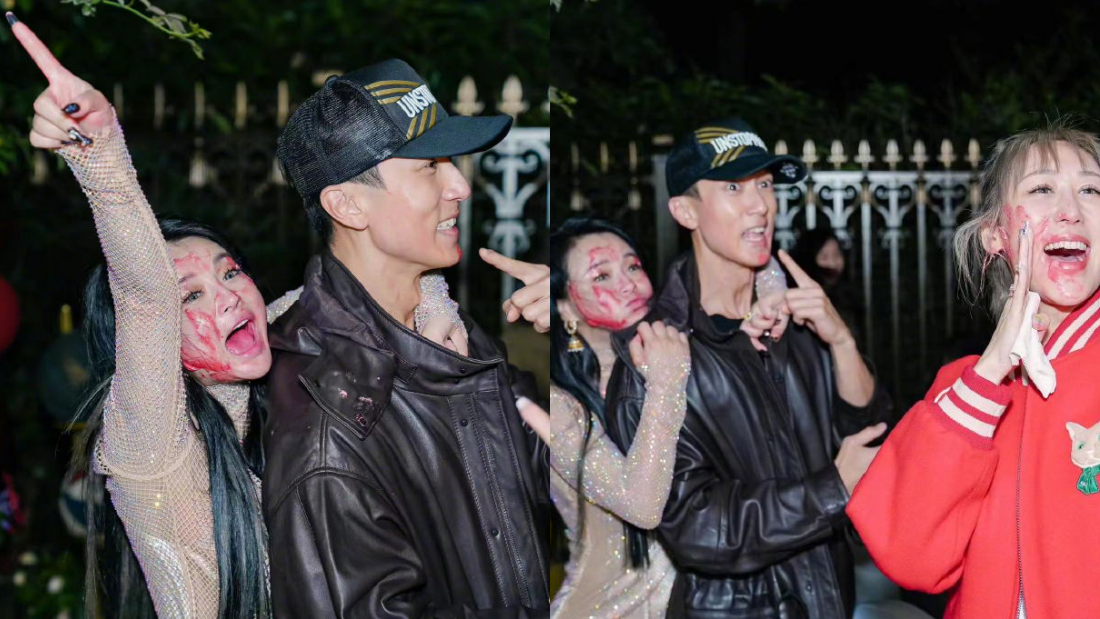 冉莹颖对吴尊又搂又抱
