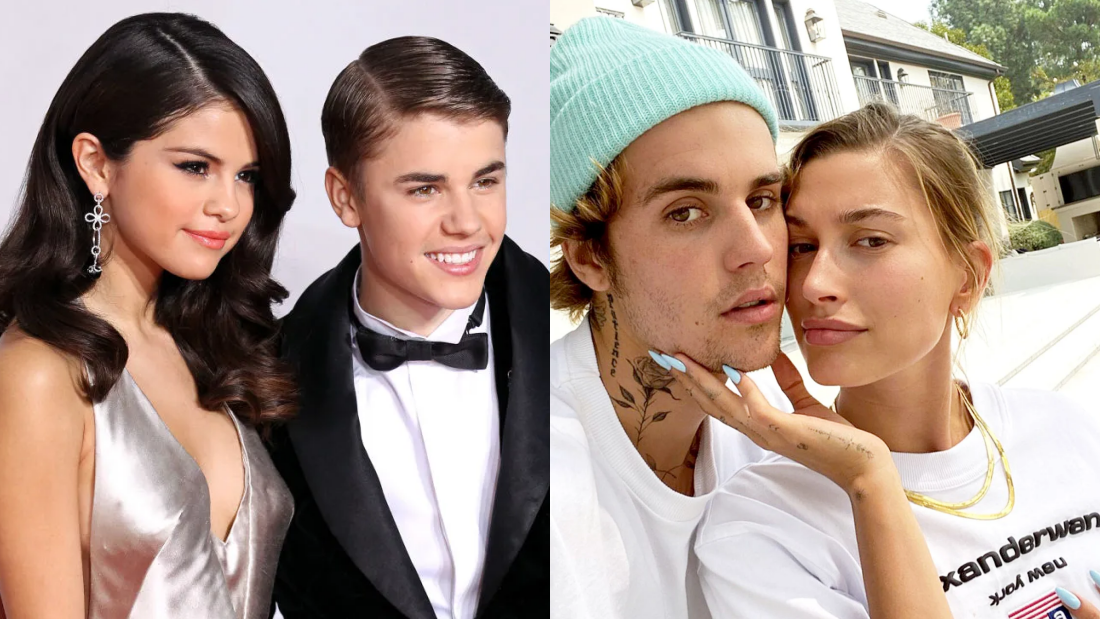 Selena Gomez和Hailey Bieber合照
