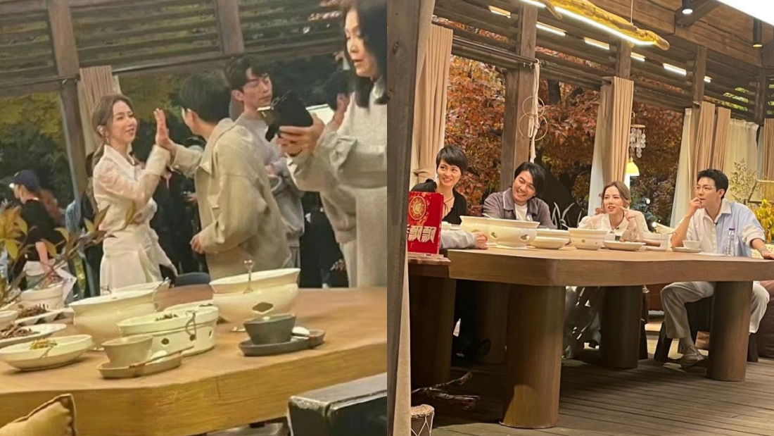 邓紫棋、张栋樑、周深罕见同框