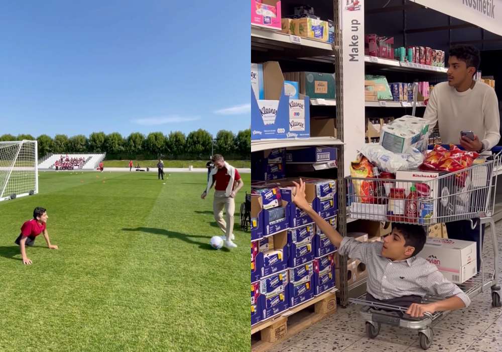 Ghanim Al-Muftah 曾和David Beckham「踢球」