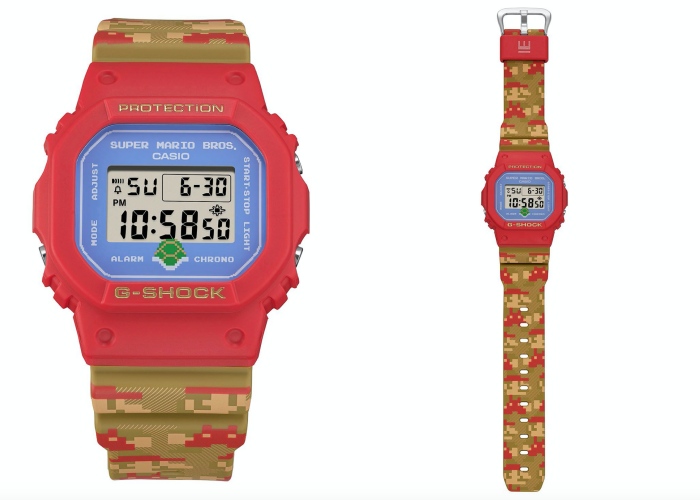 Casio GShock Super Mario Bros联名款手表