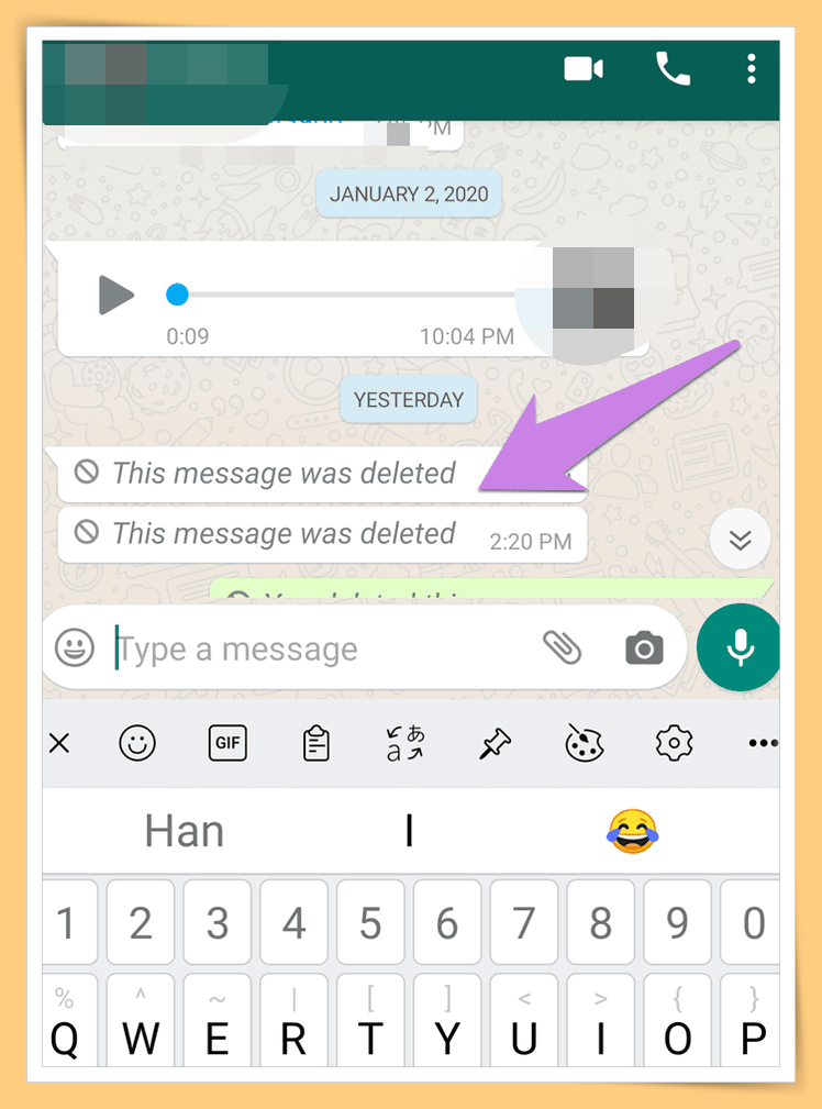  WhatsApp更新撤回信息功能