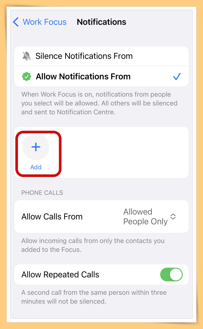 Add Contact list